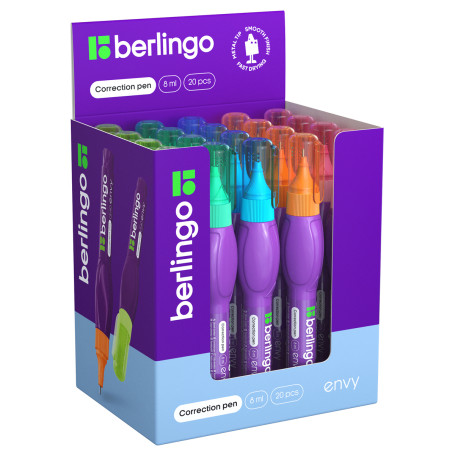 Berlingo "Envy" correction pencil, 08 ml, metal tip