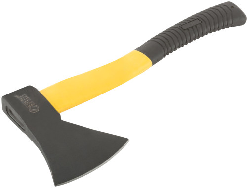 Axe forged reinforced steel, reinforced fiberglass handle 800 gr.