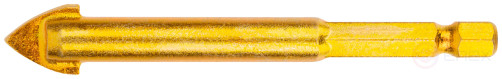 Universal drill bit for tiles, glass, porcelain stoneware, concrete, brick, hexagonal U-shank for a bit, 12x85 mm