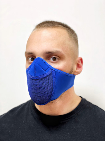 Тепловая маска Полумаска ТМ 2.2. (синий) САЙВЕР|SAYVER