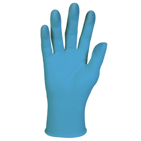 KleenGuard® G10 Нитриловые перчатки Blue Nitrile - 24см, единый дизайн для обеих рук / Синий /XL (10 упаковок-диспенсеров x 90 шт.)