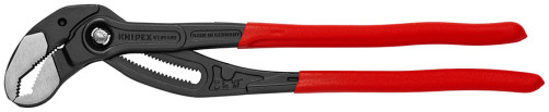 KNIPEX COBRA® клещи переставные с фиксатором, 90 мм (3 1/2"), под ключ 95 мм, L-400 мм, серые, 1-к ручки