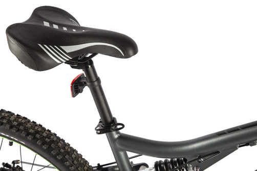 Велогибрид Eltreco Walter Черно-зеленый-2502