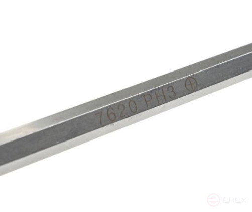 Phillips screwdriver PH 3.0x150mm reinforced with through rod (Cr-Mo steel) JTC