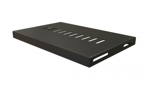 SSH3-180-RAL9005 Полка для 10" шкафов TDC/TDB 272 x 180 мм, уст. размер 254 мм, цвет черный (RAL 9005)