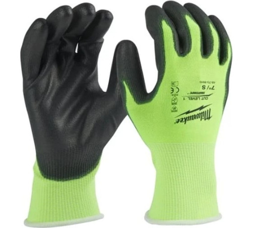 Hi-Vis Cut level protective gloves 1/A, S/7
