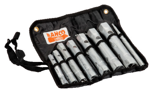 Набор двухсторонних торцевых ключей и ступенчатым воротком, 7 шт