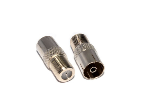 Переход гнездо F - штекер TV