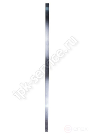 Линейка металлическая двусторонняя 1000 мм