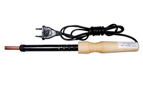 Электропаяльник тип ЭПЦН 65Вт/42В, жало 9 мм, деревянная рукоятка