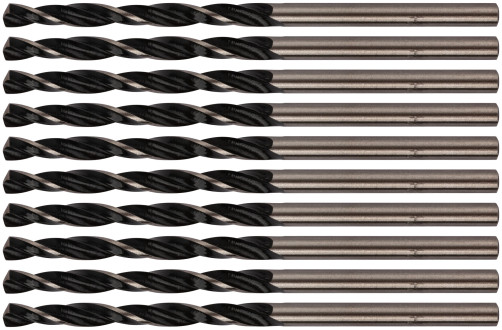 Сверла по металлу HSS черненые 3,2x63 мм (10 шт.)