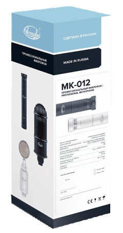 Микрофон Октава МК-012-01 гиперкардиоида Конденсаторный, черный