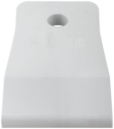 White rubber spatula 40 mm