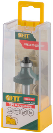 Фреза кромочная калевочная с нижним подшипником DxHxL=28,6х16x56,3 мм