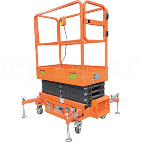 Non-self-propelled scissor lift powered by batteries GROSS Tower 300-3 DC ( PX T3-3000 )