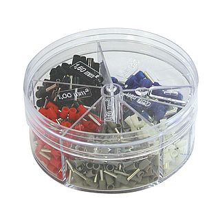 Коробка с лужеными конечными гильзами 0,5-2,5 мм² (нем. цветовой ряд III)