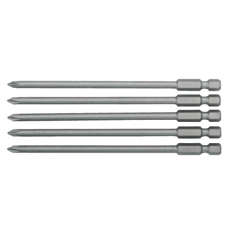 2 Х Биты под винты Phillips PH1 125 мм 1/4