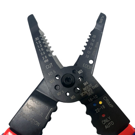 Crimping pliers 200mm with long noses WP291003 WORKPRO