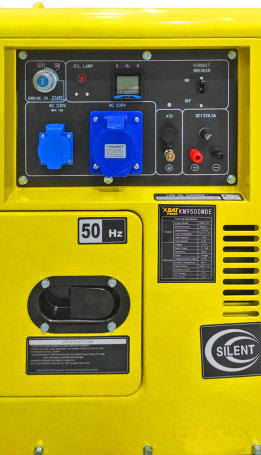 Генератор дизельный KM9500MDE 8000 Вт