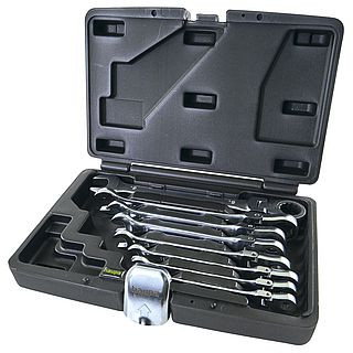 A set of hinged cap wrenches with a ratchet "Flex"