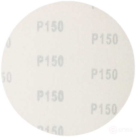 Круги абразивные шлифовальные на ворсовой основе под "липучку" (Р150, 125 мм, 5шт.), Cutop Profi