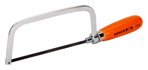 Mini metal hacksaw with wooden handle, 150x270 mm