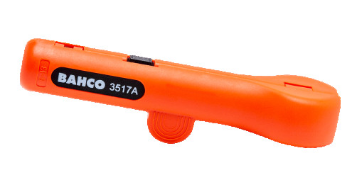 A tool for removing insulation from flat and round cables