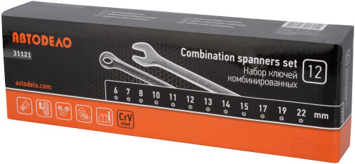 Набор комбинир.ключей АвтоDело 12шт.(сумка) 31121