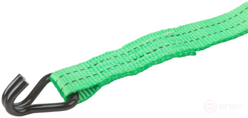 Ремень для крепления груза, храповый механизм 135 мм, полиэфирная лента 38 мм x 8 м, 1500 / 3000 кг