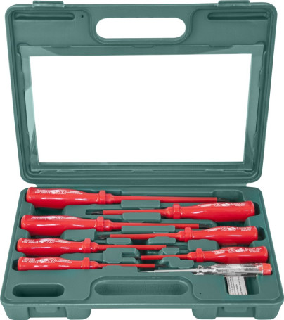 D02AP08S Set of Dielectric core Screwdrivers, 8 items