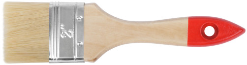 Кисть флейцевая "Стандарт", натур.светлая щетина, деревянная ручка 2" (50 мм)