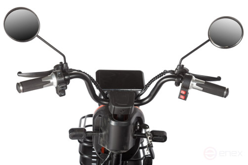 Электротрицикл Rutrike Gelbert Caf 48V/60V 600Вт, черный