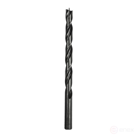 Wood drill bit PRACTICE 12 x 200 mm, W-sharpening, (1 pc.) blister, Profi series (775-655)