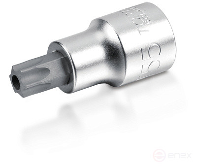 TORX socket head 3/8" T15 L=48 mm with TOPTUL hole