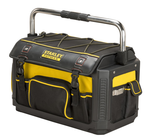 Tool Bag Fatmax Plastic Fabric Tote With Cover Open With Plastic Bottom Nylon 20 STANLEY 1-79-213