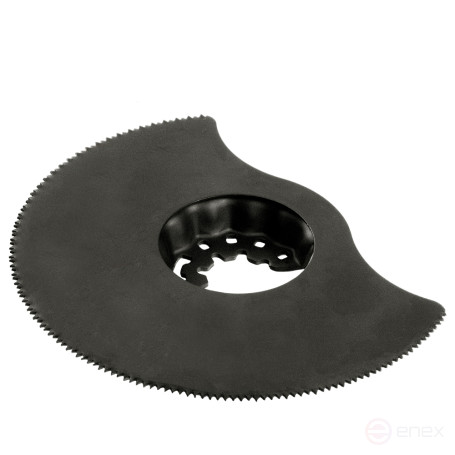 MFI PRACTICE semi-circular cutting nozzle, HCS, wood, 88 mm, fine tooth (240-119)