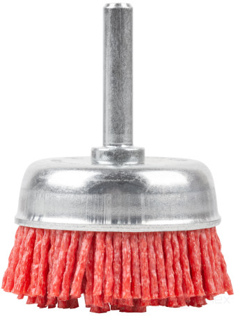 Щетка для дрели, тип "Чашка", нейлон, 50 мм, блистер, CUTOP Profi