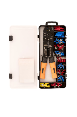 A set for crimping and stripping wires multifunctional 66 items // HARDEN