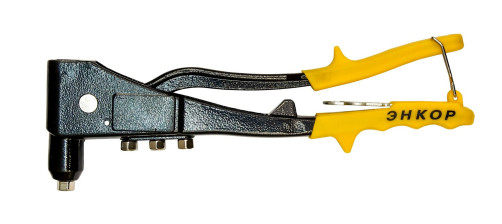 Rivet mounting pliers with aluminum handle