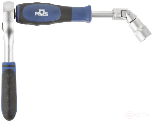 Мини-набор инструмента (биты, головки, вороток, удлинитель), 38 шт., пластиковый кейс