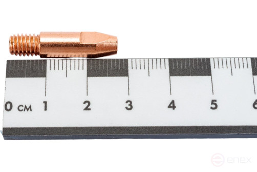 Conductive tip E-Cu (20 pcs; M6x28 mm; 1.0mm) Brima