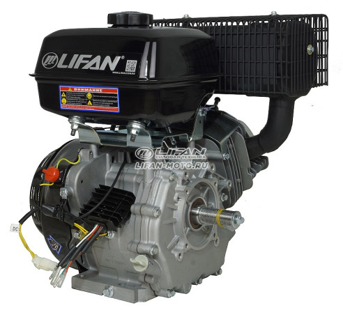 Lifan 192F-2 engine, 25mm shaft, 7 Amp coil