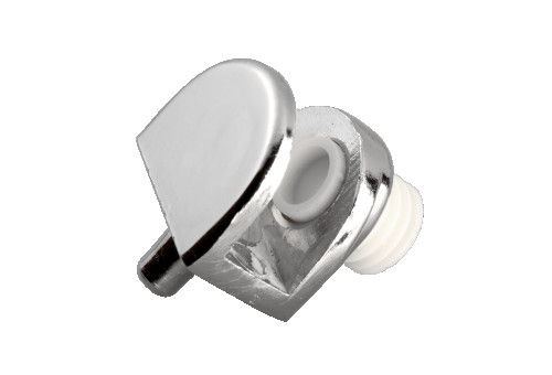 Shelf holder for glass adjustable for drilling meth. MV-09 chrome AKS