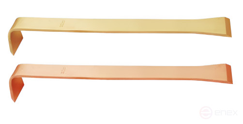 Double-sided L-shaped scraper 58x750 alloy AlCu 207-1012, HORTZ