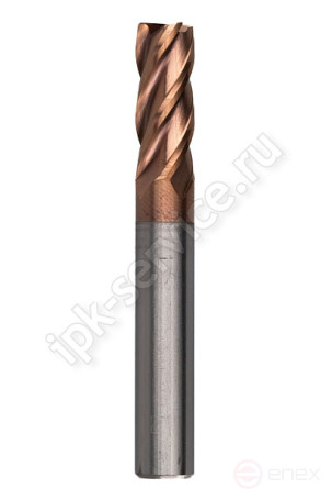 Carbide end mill VK8 c/x f 10 z=4