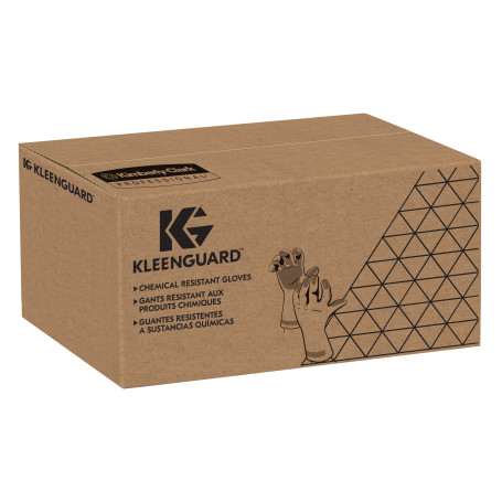 KleenGuard® G80 Chemical Protection gloves - 45 cm, customized design for left and right hands / Green / M (1 pack x 12 pairs)