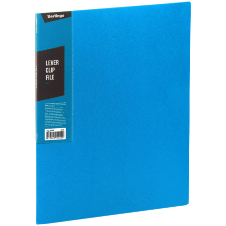 Folder with Berlingo "Color Zone" clip, 17 mm, 600 microns, blue