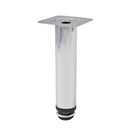 Опора меб. мет. D-150 h150 с регул. хром AKS