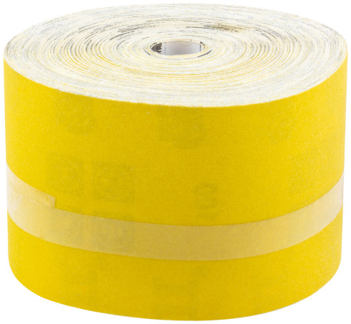 Paper-based grinding roll, aluminum-oxide abrasive layer 115 mm x 50 m, P 100