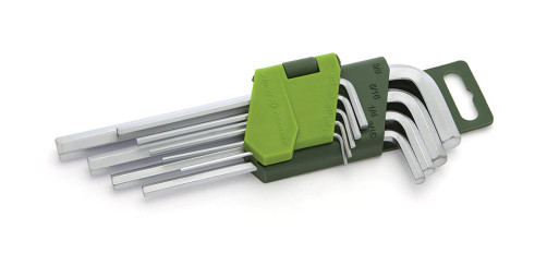 Набор ключей шестигранных дюймовых (1/16, 5/64, 3/32, 1/8, 5/32, 3/16, 1/4, 5/16, 3/8) 9 шт.